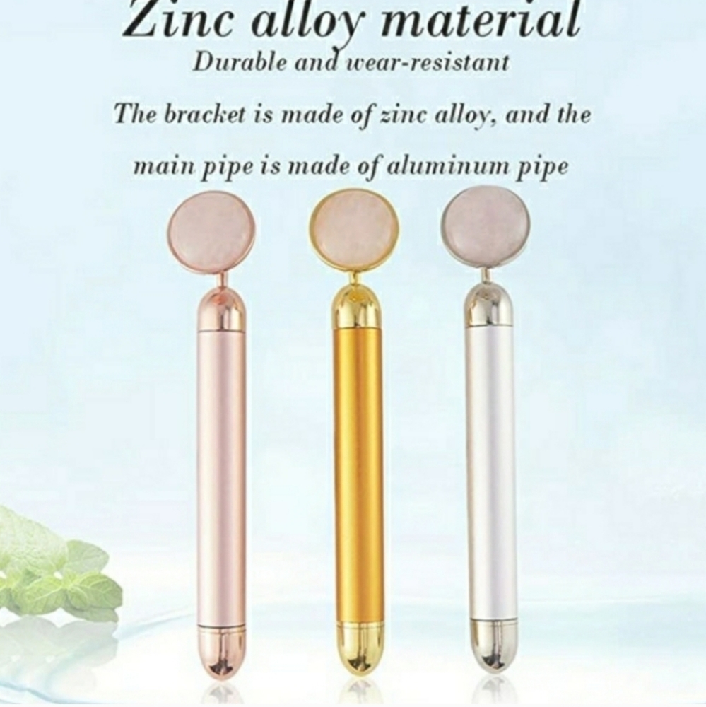 Rose quartz vibrating face tool - Picture 2 of 4